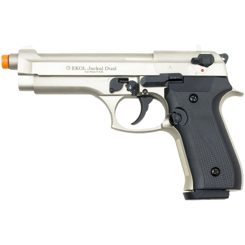 Jackal Full Automatic Front Firing Blank Gun Satin Finish